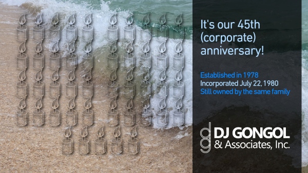 Our corporate anniversary